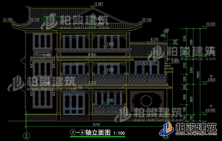 正立面图